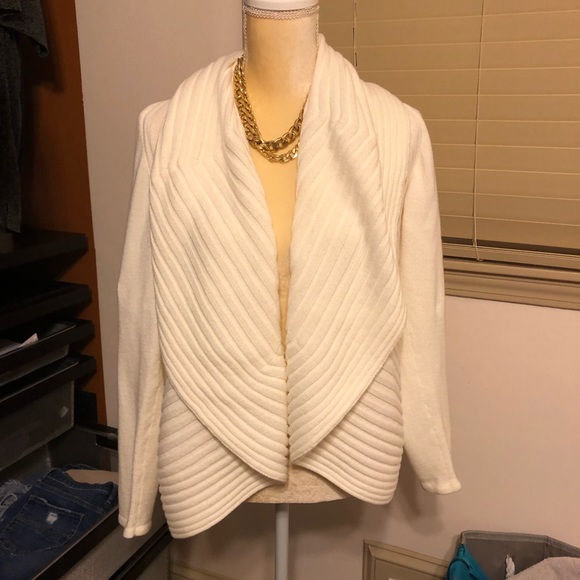Alfani sweater white NWOT Size Medium - Picture 2 of 4